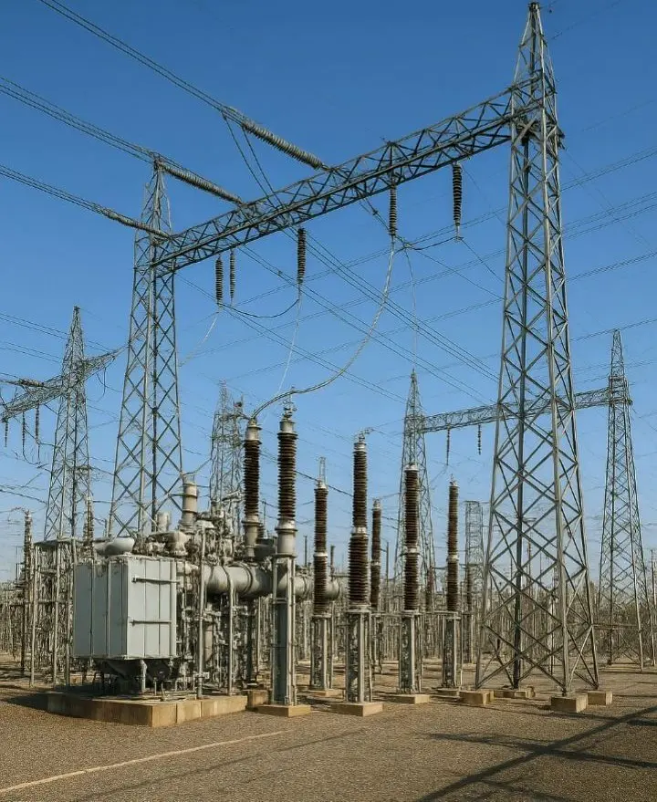 High-voltage electrical substation and switchyard equipment